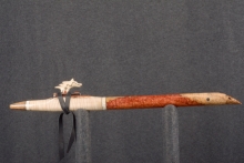 Dream Amboyna Burl Native American Flute, Minor, Mid A-4, #S4B (11)